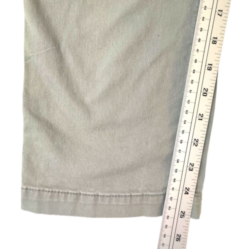 LOFT Women's 10 Green The Monroe Slim Chino Stretchy Cotton Blend Pants - Picture 6 of 7